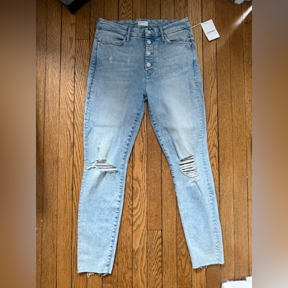 MOTHER Pixie Ankle Fray Jeans - Size 29 - NWOT